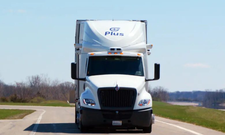 Autonomous trucking developer Plus goes public via SPAC