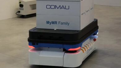 Comau launches mobile robots, cobots, and exoskeletons at Automatica