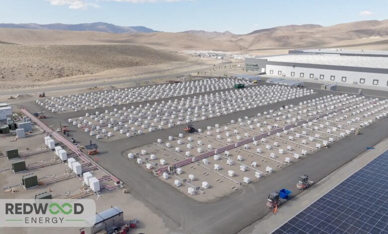 This data center in Nevada runs on solar power and reused EV batteries in groundbreaking project