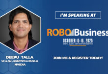 NVIDIA VP Deepu Talla to discuss physical AI at RoboBusiness