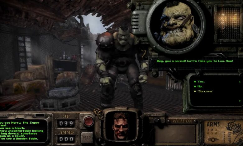 This 3D conversion of Fallout 1 using GZDoom can have all my money right now
