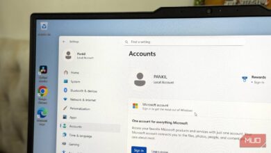 I tried using my Windows PC with a local account but it didn’t last very long