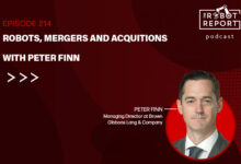 Robots, mergers and acquisitions with Peter Finn