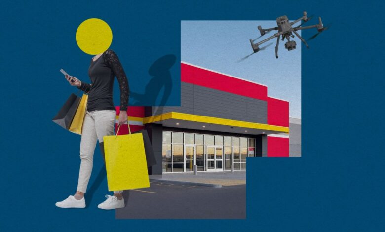 The Download: shoplifter-chasing drones, and Trump’s TikTok deal