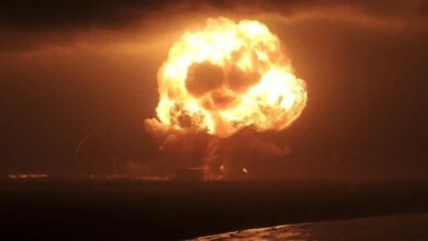 Jeff Bezos’ Rocket Explodes Into Mushroom Cloud, Dealing Massive Blow to NASA’s Moon Plans