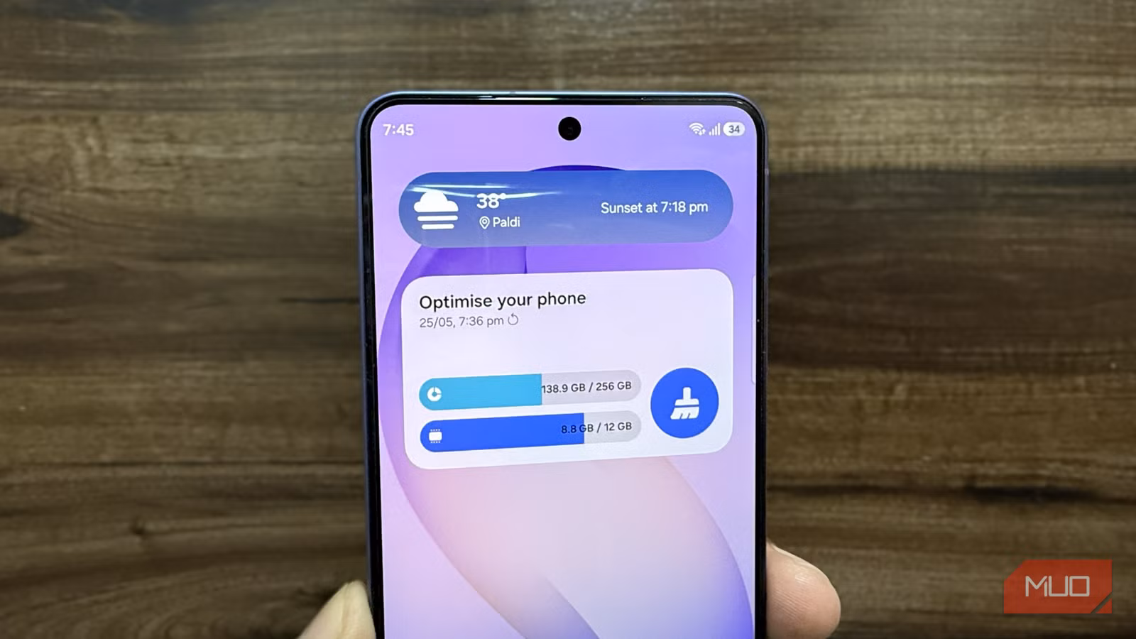 My Samsung phone stopped slowing down after I started using this widget